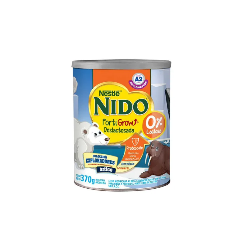 Nido® Fortigrow 0% Lactosa X 370gr