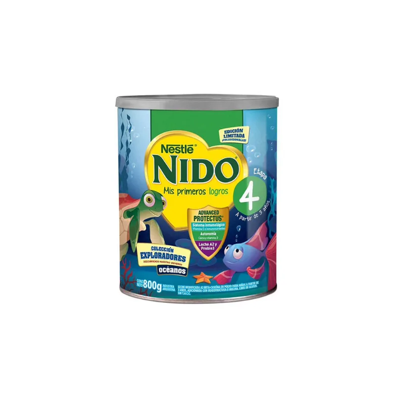 Nido® 4 Prebio 3 Leche En Polvo X 800gr