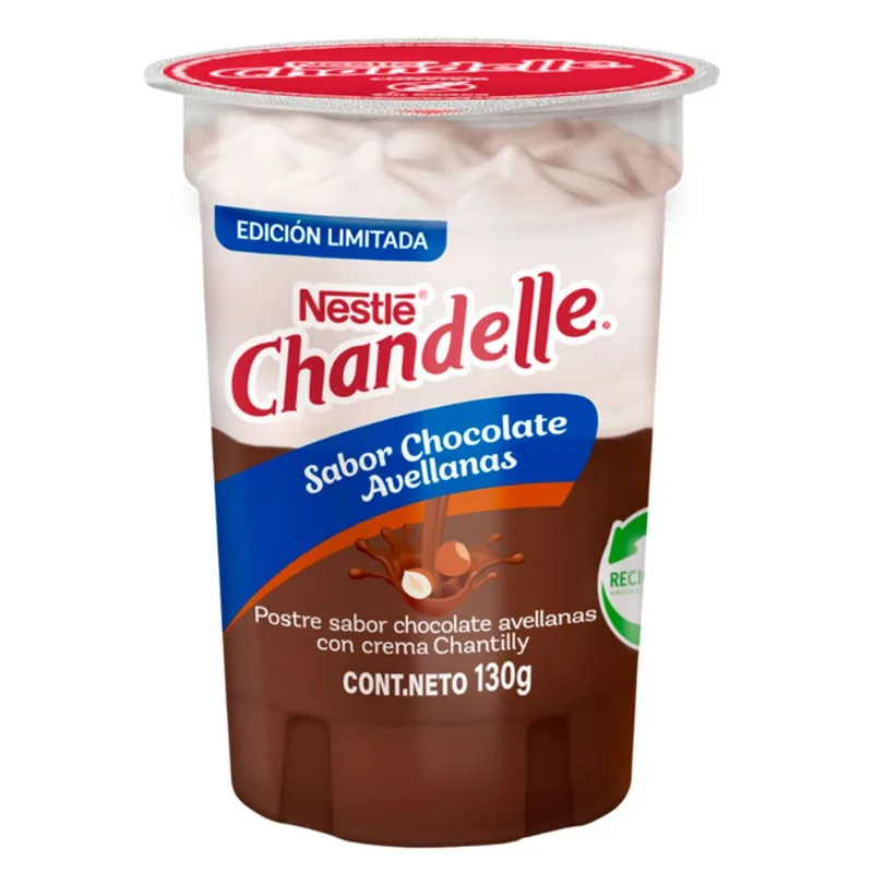 Postre Chandelle Chocolate Avellana 130 g