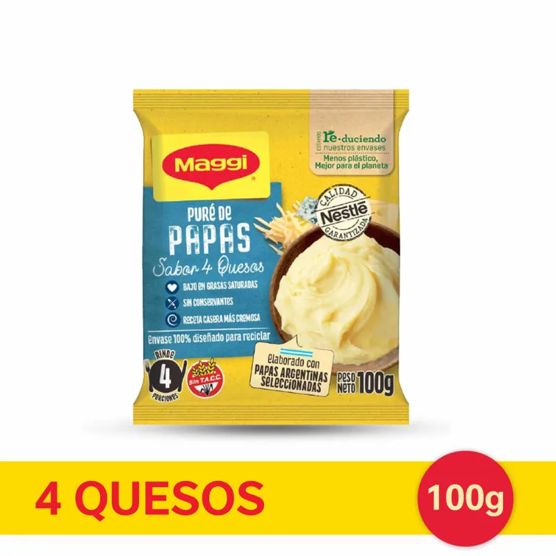 Puré Sabor 4 Quesosmaggi® 100 Gr
