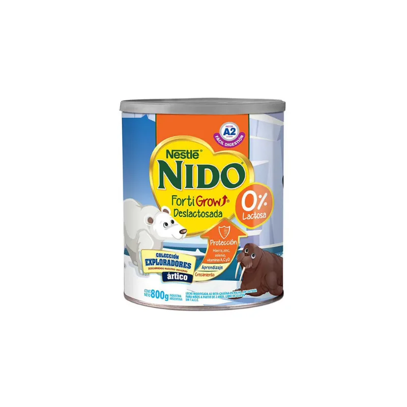 Nido® Fortigrow 0% Lactosa X 800gr