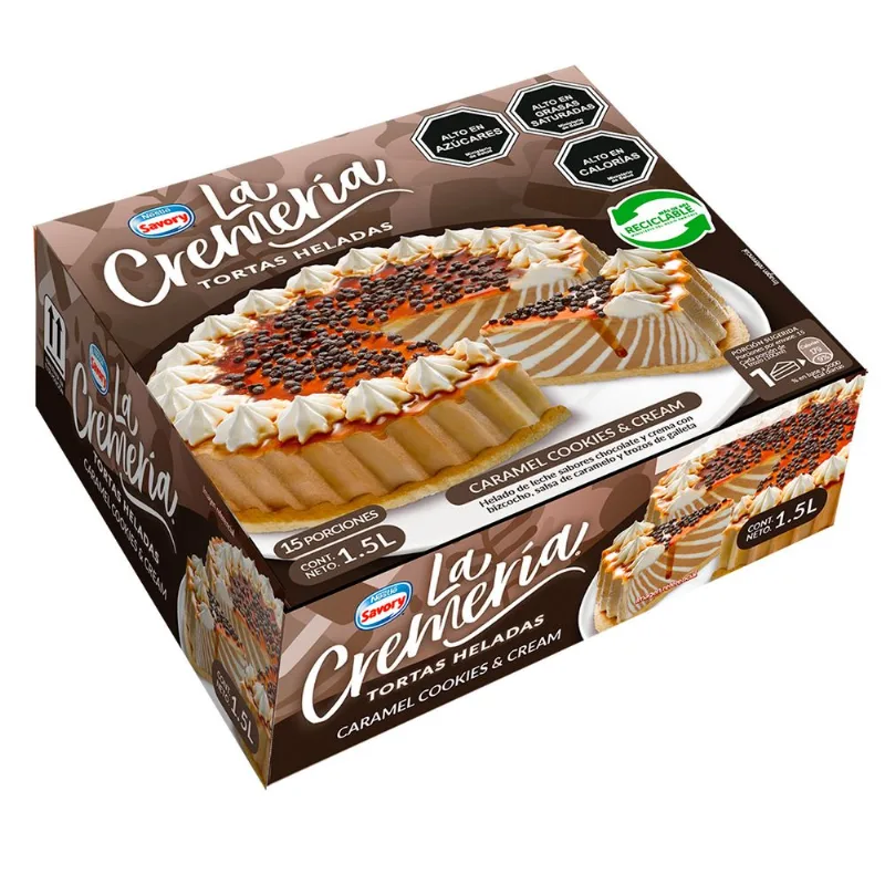 Torta La Cremería Cookies & Cream 1.5 L