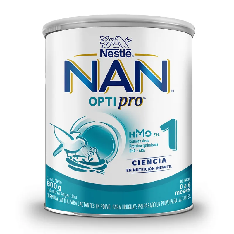 Fórmula Láctea en Polvo Nan Optipro 1 0-6 Meses x 800 g