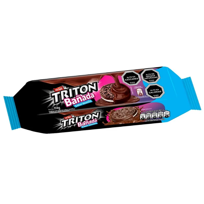 Galletas Tritón Bañada en Chocolate 114 g