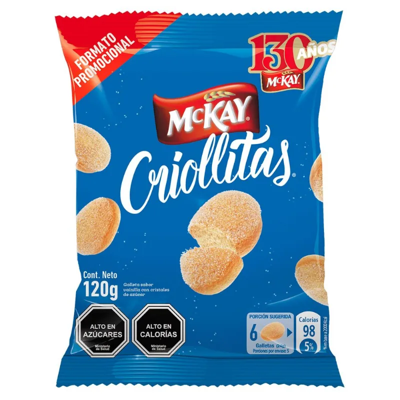Galletas Criollitas Clásica 120 g