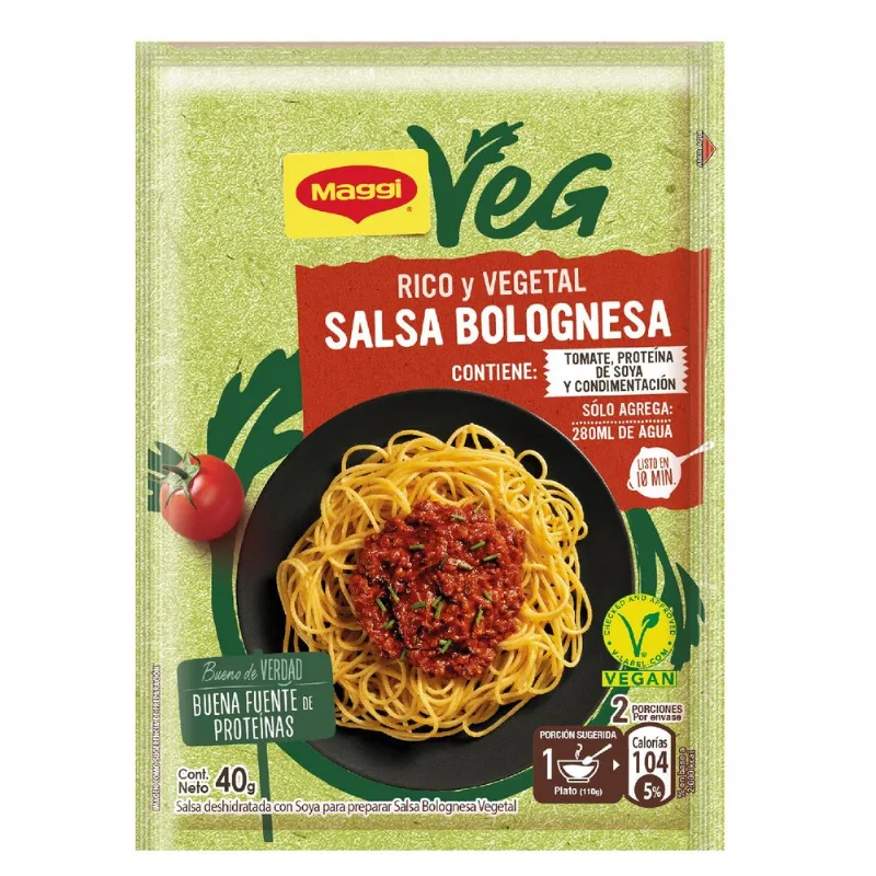 Salsa Boloñesa Maggi Vegetal 40 g
