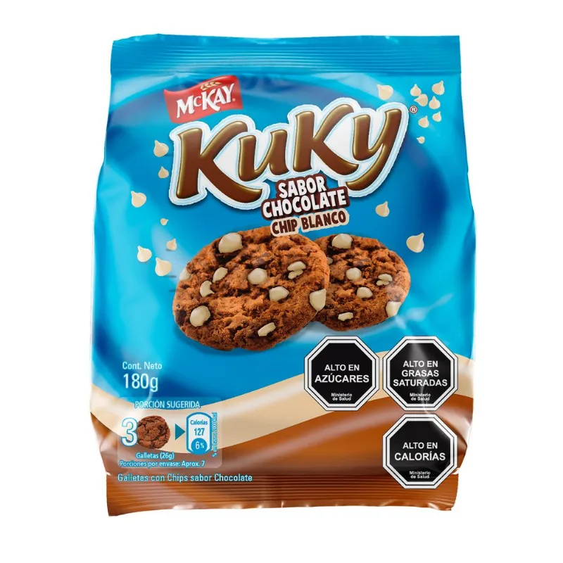 Galletas McKay Kuky Chip Chocolate Blanco 180 g