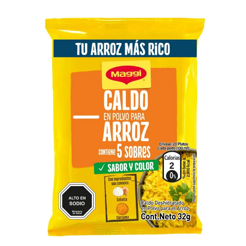 Caldo en Polvo Maggi Arroz 32 g