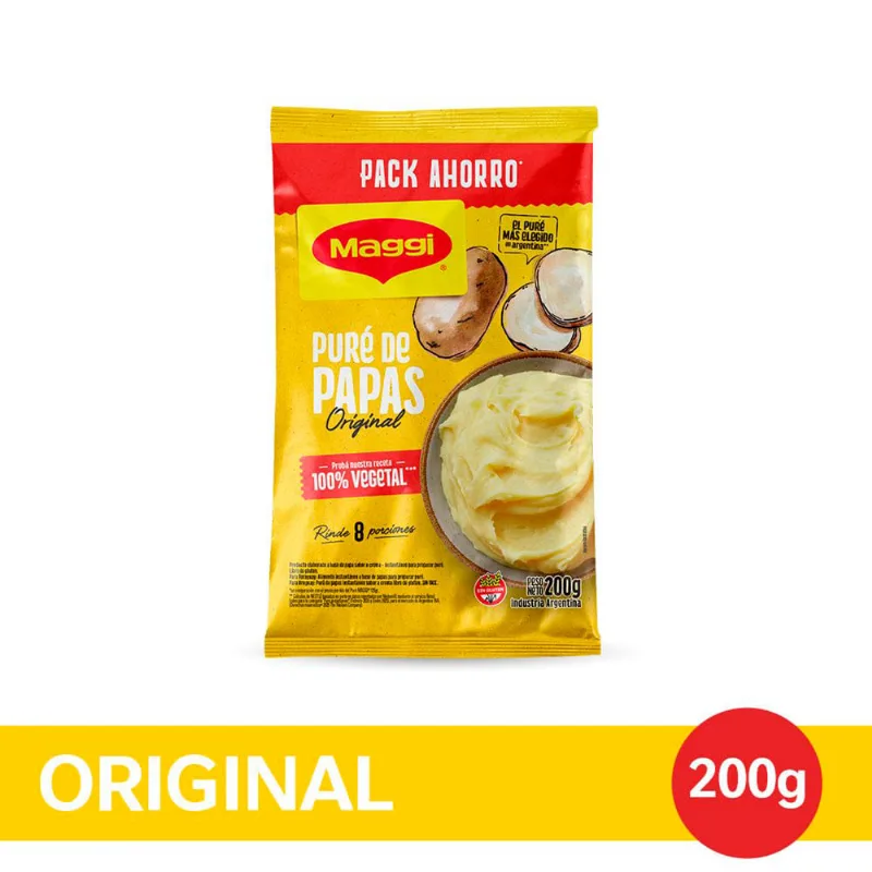 Puré de Papas Sabor Original 200 Grs Maggi