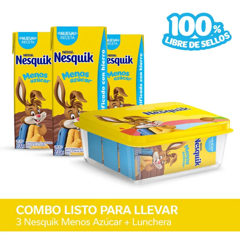 Leche Chocolotada Nesquik Lunchera