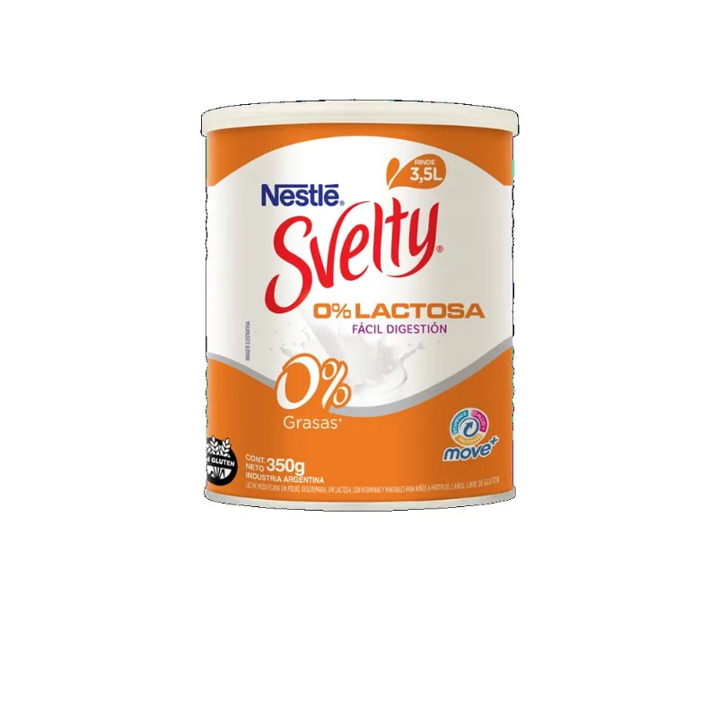 Leche en Polvo Descremada Svelty 0% Lactosa Free x 350 g