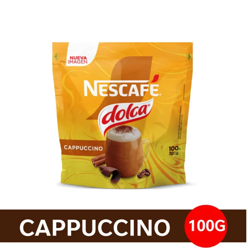 Café instantáneo Dolca cremoso cappuccino 100 grs