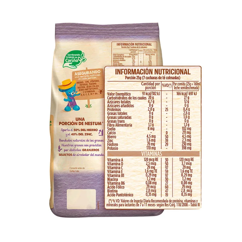 Cereal Infantil Banana X 500 Gr Nestum