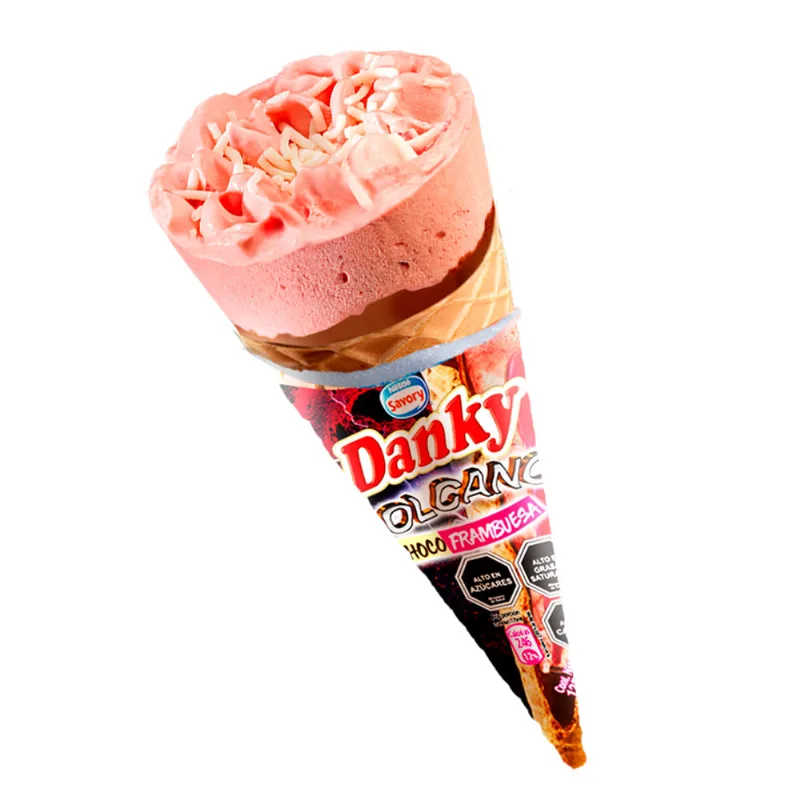 Helado Danky Volcano Choco Frambuesa 125 ml
