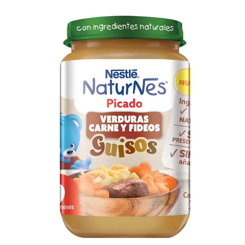 Picado Naturnes Guisos Verduras y Carne 205 g