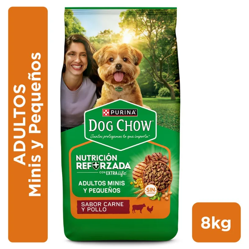 Alimento Perro Adulto Dog Chow Carne y Pollo 8 kg