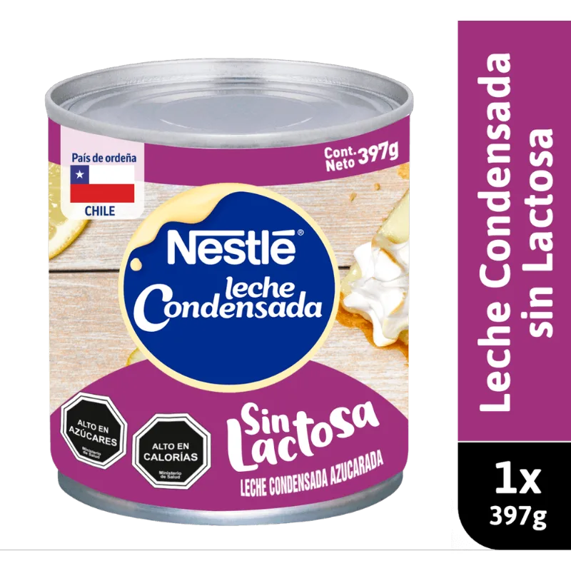 Leche Condensada Nestlé Sin Lactosa Tarro 397 g