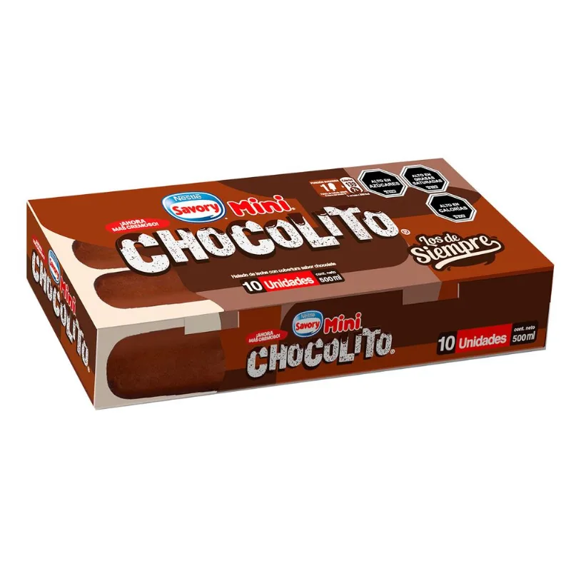 Helado Savory Chocolito Multipack 50 ml 10 un.