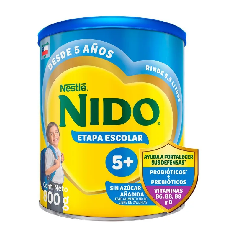 Leche en Polvo Nido 5+ 800 g