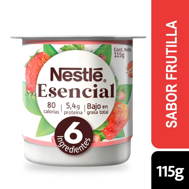 Yogurt Nestlé Esencial Frutilla 115 g