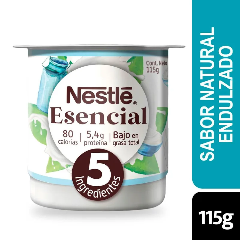 Yogurt Nestlé Esencial Natural Endulzado 115 g