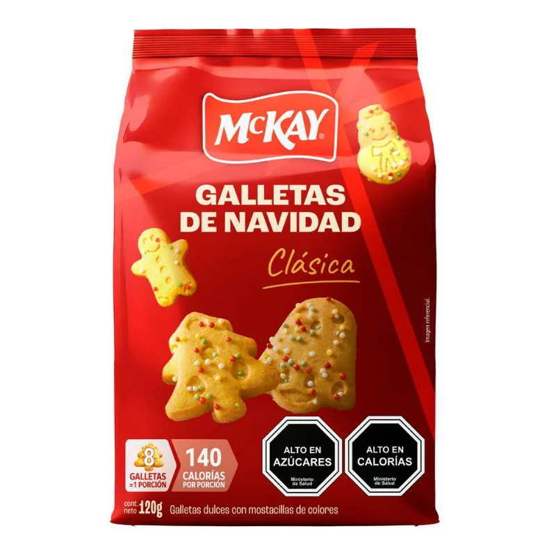 Galletas de Navidad McKay Dulces con Mostacillas de Colores 120 g