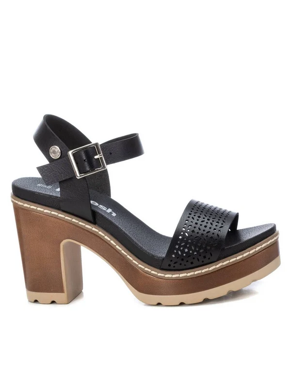 REFRESH Sandalo Tacco Alto Donna - 170777 Nero 37