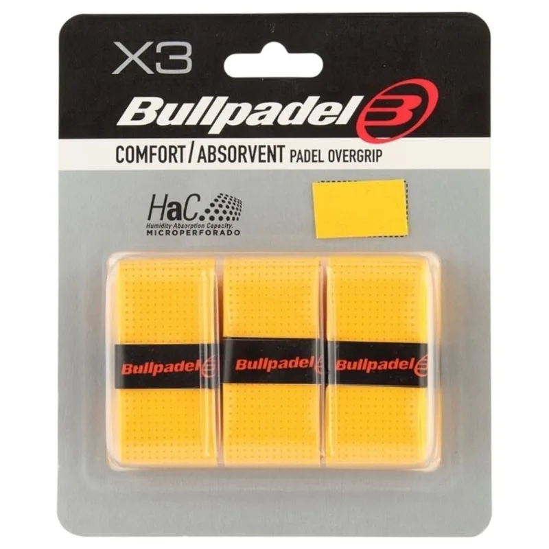 Overgrip Bullpadel Comfort/Absorvent Naranja GB1201 x3
