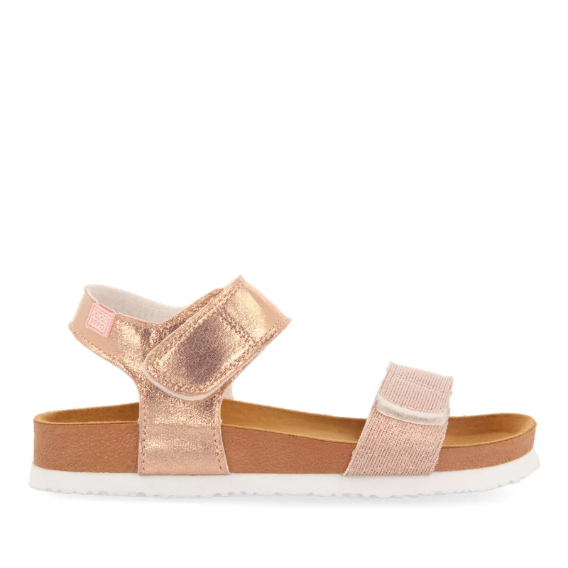 BIO FLIP FLOPS IN PINK AND COPPER COLOR FOR GIRL ARANSAS 39
