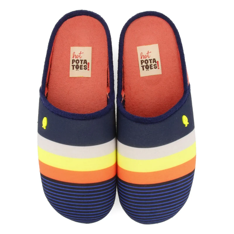 MUTICOLORED HOT POTATOES SLIPPERS MOLVE 47