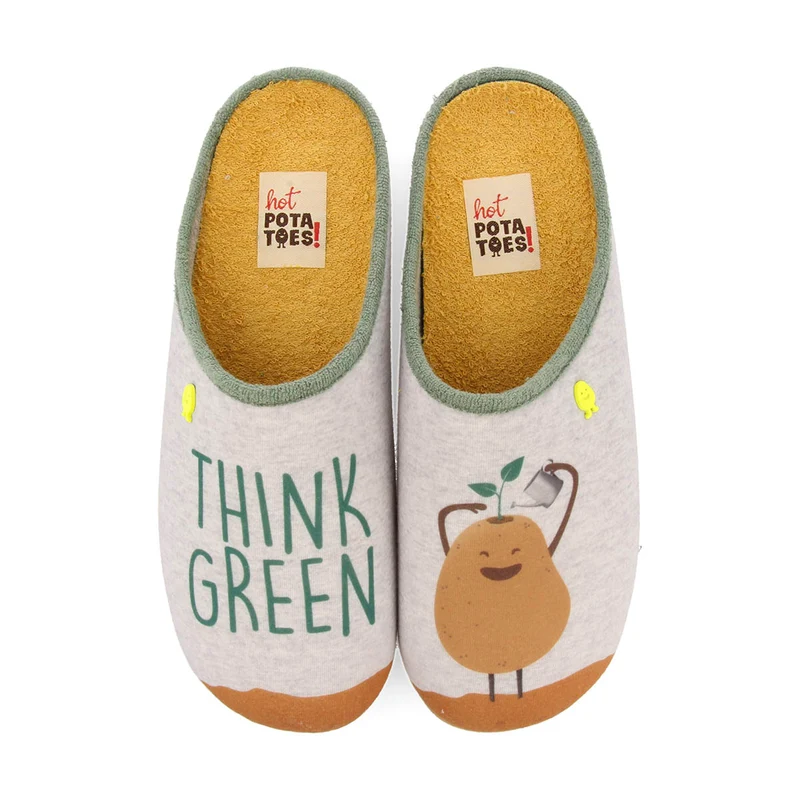 GREY HOT POTATOES SLIPPERS CUDAHY 45