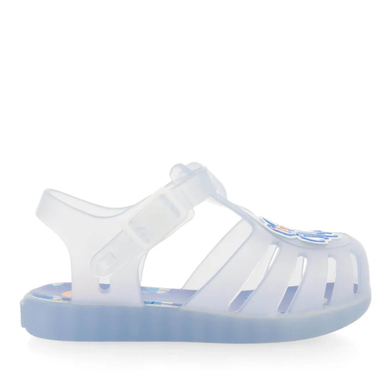 Acoua babies blue jelly sandals with octopus design 22