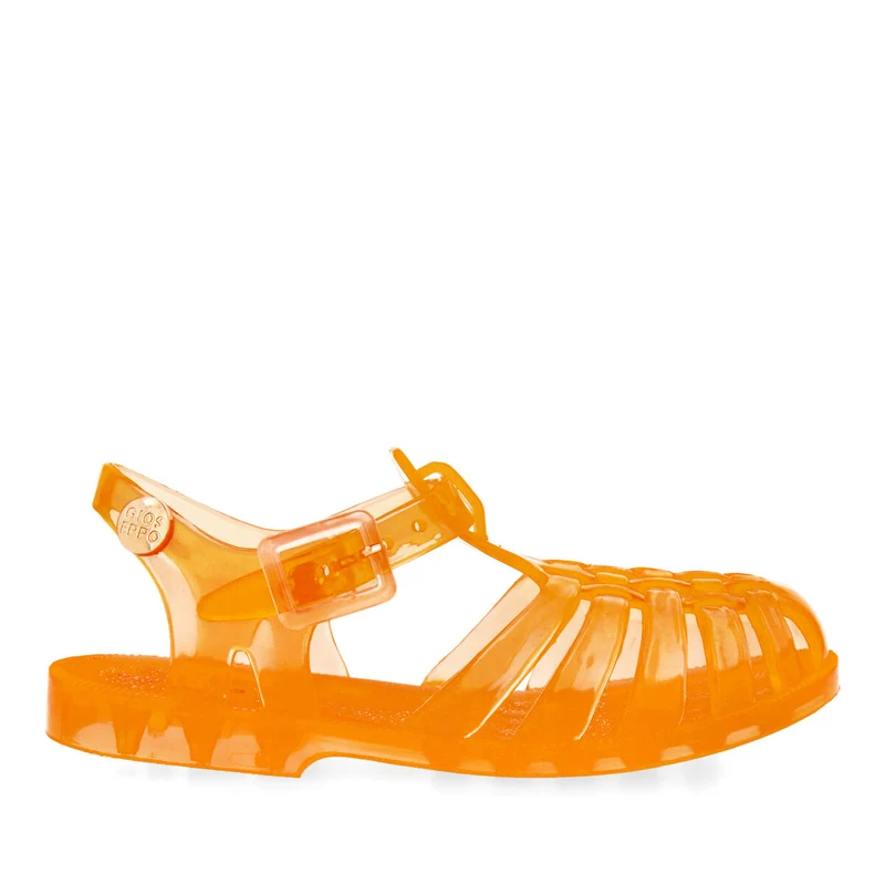 Pompeu girls orange retro strappy sandals 34