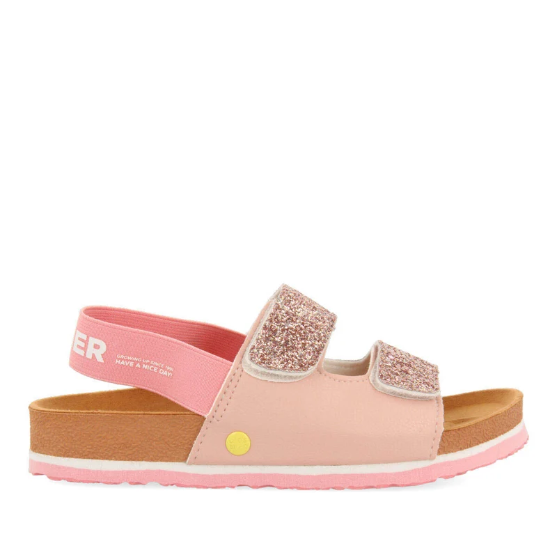 Epinal girls shinyink footbed sandals 38