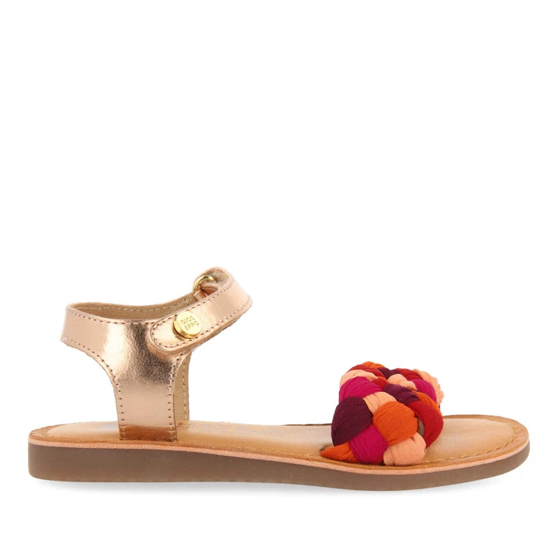 Lailly girls sandals with fuchsia vamps 28
