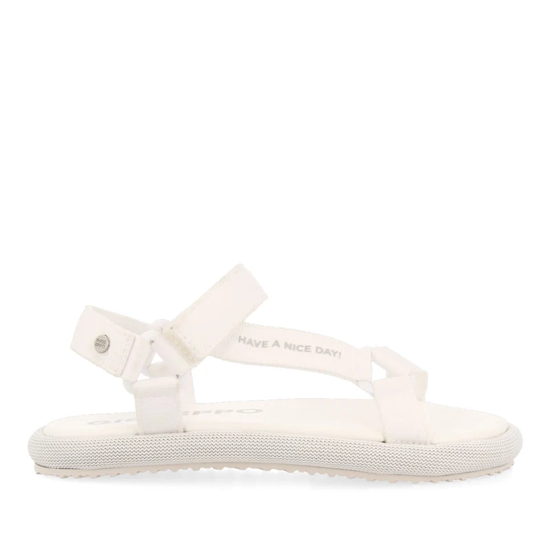 Navirai off-white sandals with straps and adjustable fastening 36