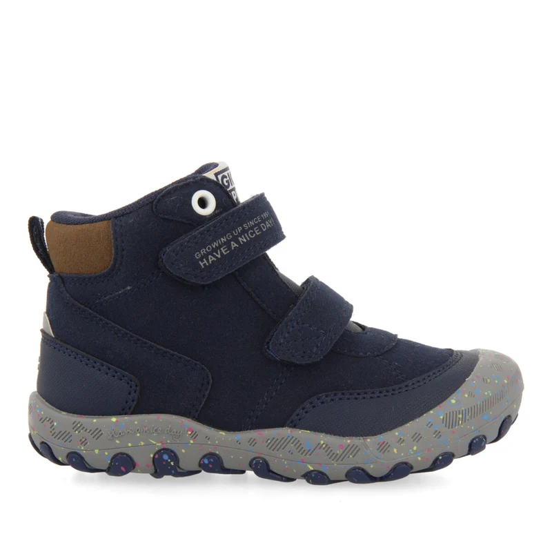 Larbert children's navy blue hiking boot-style sneakers 37