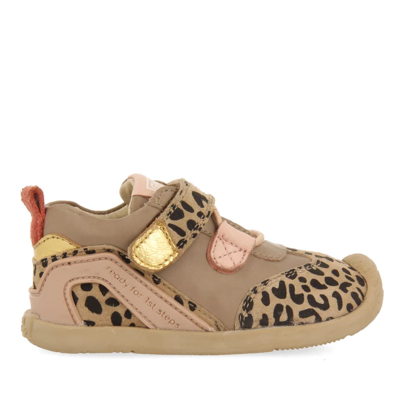 Greve my first gioseppo babies' leopard-print leather ankle boots 25