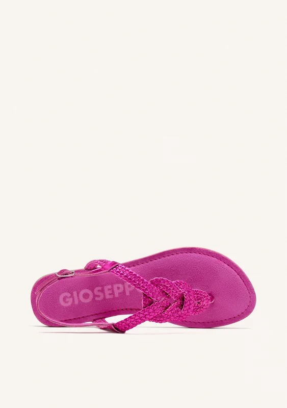 BRAIDED SHINY LEATHER SANDALS ZUPANJA 37