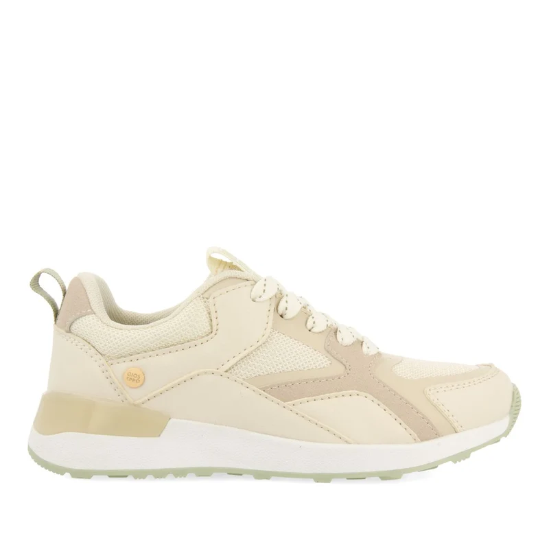 SNEAKERS BEIGE COLOR RETRO STYLE FOR BOYS AND GIRLS ZAPOD 39