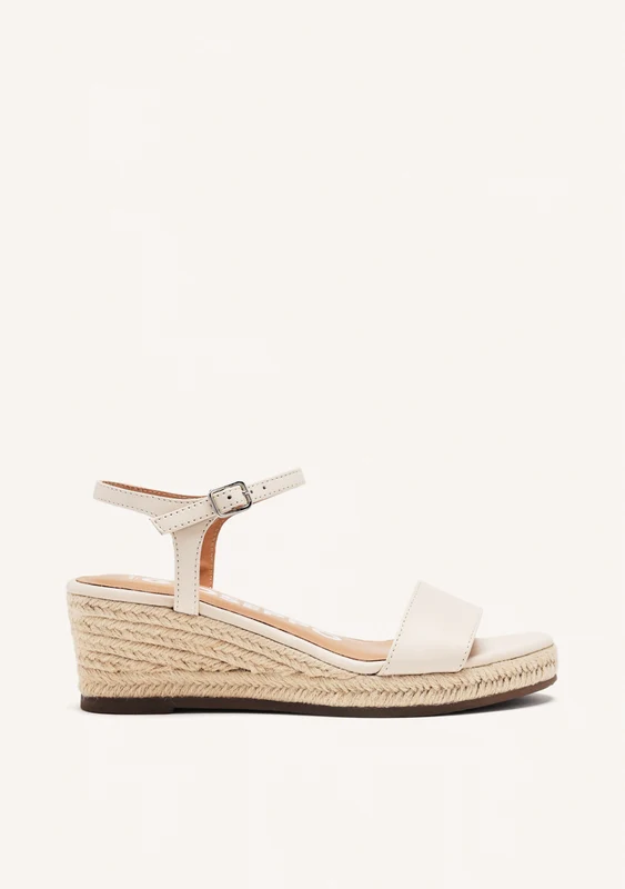 WEDGE LEATHER SANDALS YALAHA 38