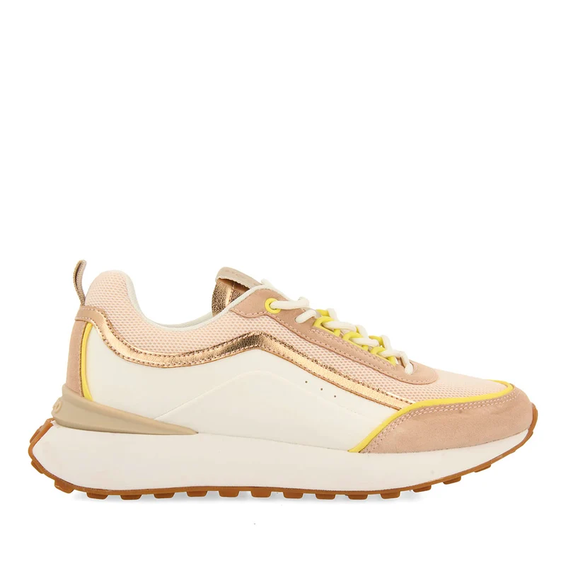 WHITE SNEAKERS WITH NUDE DETAILS FOR WOMEN BALLAGAT 41