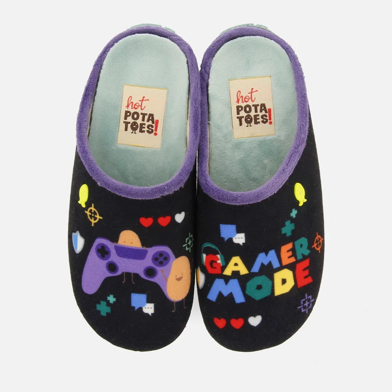 GAMING PRINTED HOUSE SLIPPERS BLEIBERG 30