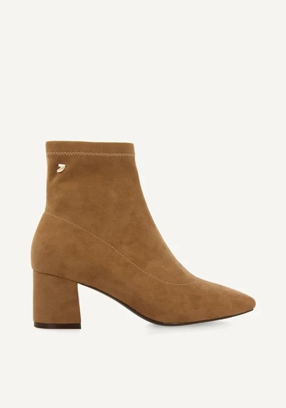 ELASTIC ANKLE BOOTS WITH CHUNKY HEEL RENGE 38
