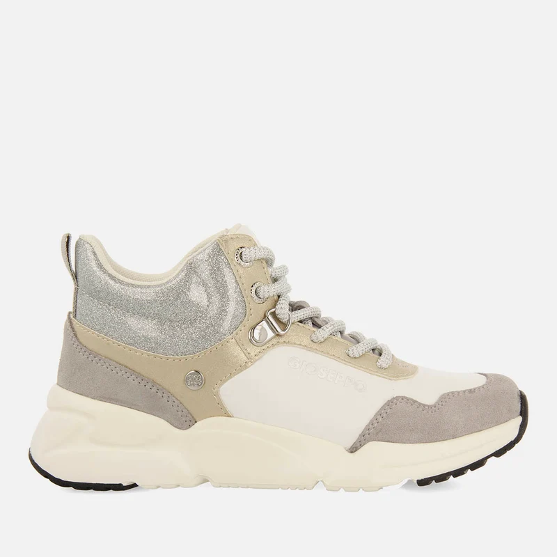 HIGH-TOP BASKETS WITH SEQUINS IN TREKKING STYLE KITTSEE 38