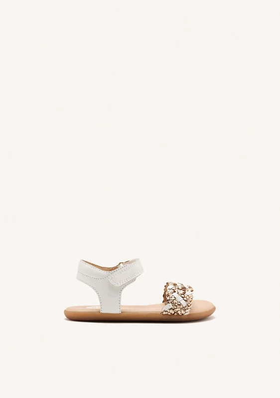 GIOSEPPO BAREFOOT - BRAIDED LEATHER SANDALS BELKNAP 22