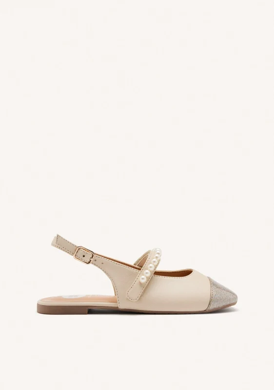 LEATHER PEARL BALLET FLATS HAWLEY 36