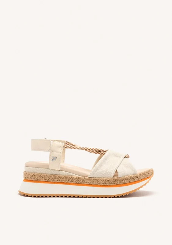 RAFFIA PLATFORM SPORTY SANDALS IRONTON 35