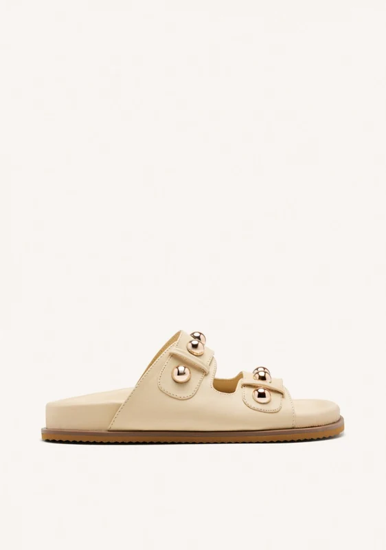 STUDDED LEATHER SANDALS WRENTHAM 37