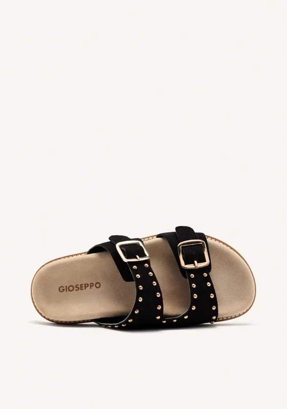 LEATHER STUDDED SANDALS STELLA 40